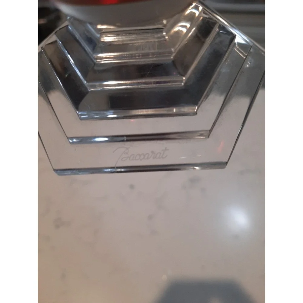 Baccarat vase has